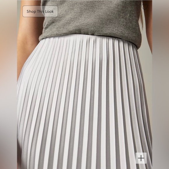 J.Crew NWT Gwyneth pleated slip skirt in navy - Picture 6 of 10